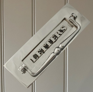 Classic Letterbox With Clapper - Nickel